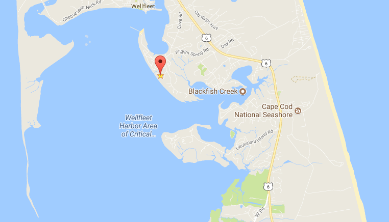 Wellfleet Cape Cod Vacation House Map